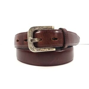 Aimee Lynn Genuine Leather Belt Sz 32 Brown